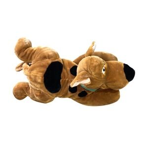Vintage Scooby-Doo Plush Brown Lying Down 32" Large Stuffed Pillow 1999